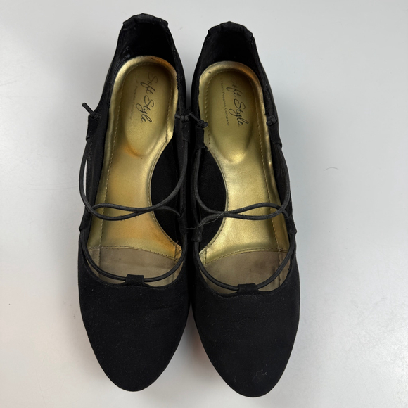 Soft Style by Hush Puppies Lace-Up Flats black women sz US 9 - Picture 8 of 9